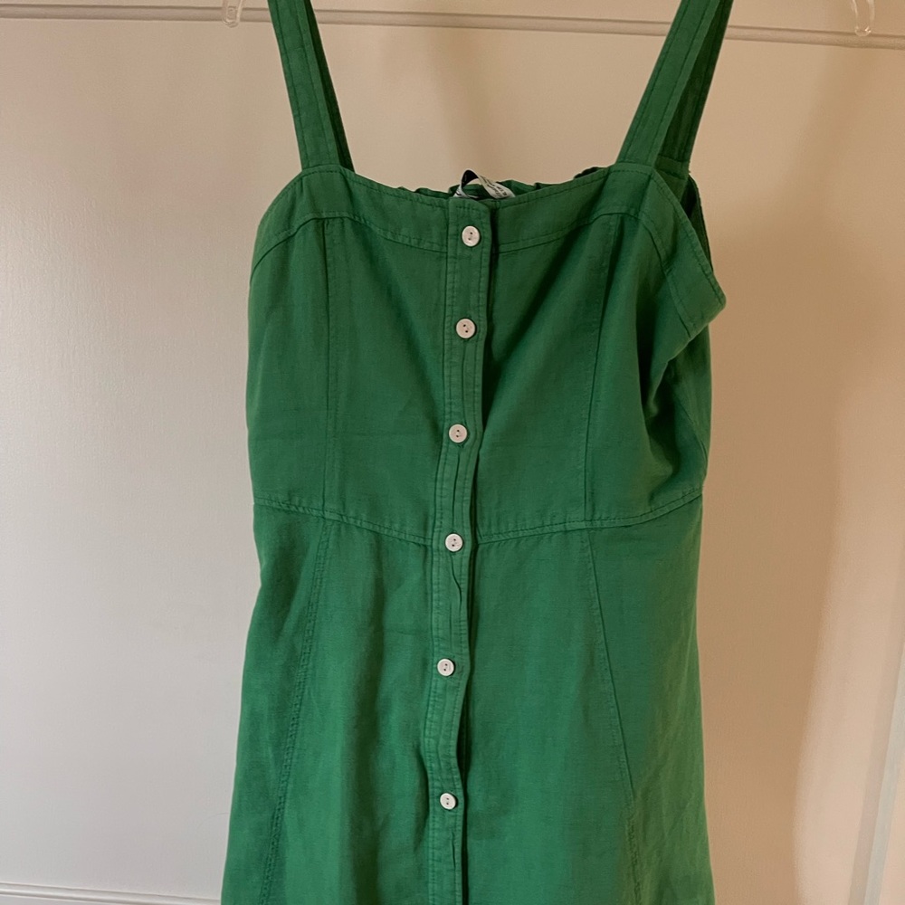 ZARA Green linen sundress